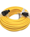 Heavy Duty 100 Foot NEMA 6-15 Extension Cord With 6-15P To 6-15R And 6-20R T Blade Female, 250V 20A 5000W, 12 AWG Copper Wire