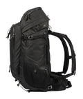 Side view of 80L Adventure Camera Backpack For DSLR And Cinematography Gear With Cine Master ICU And Gatekeepers, Anthracite Color