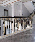Solid As A Rock Adjustable Aluminum Baluster Spindle Kit For Porch Staircase Flexible 0 To 270 Degree Tilt on stylish stair railing.