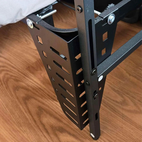 Two Pack Headboard Brackets For Metal Bed Frames Mounting Kit Compatible With 14 16 And 18 Inch Headboards Durable Steel Construction