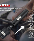 Heavy-Duty 48-Piece Three Eighths Inch Drive Impact Socket Set With 6-Point CR-V Sockets showing alignment note