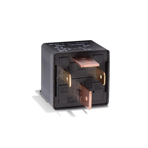 4 Pin Car And Truck Relay Socket Kit With Harness, Heavy Duty 12V DC SPST Normally Open Relay, 80A High-Current Automotive Relay Socket, 4-Wire Plug, JD2912-1H-12VDC Compatible, Pack Of 2, close-up