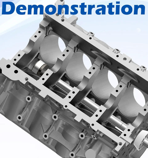 Demonstration of Pro Grade Cam Bearing Install Tool For Chevy LS Engines, Installation And Removal Compatible With LS1 LS2 LS3 LS6 And LQ9