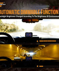 Image showing the Slick 6 Gang Touch Control Switch Panel With Automatic Dimmable LED Backlight And Built In Relay System for car interior use.