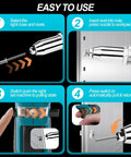 Step-by-step instructions for using the Camxtool Cordless Rivet Gun, Brushless Electric Pop Riveter Kit.