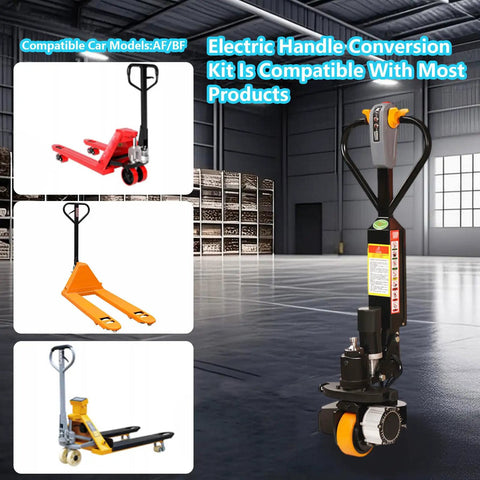 Aizyr Electric Pallet Jack Conversion Kit 48V 1000W Motor transforms manual trucks with integrated hydraulic lift