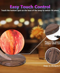 Levitating Moon Lamp 6 Inch With 18 Color Galaxy LED Light Remote Control 3D Floating Moon Night Light on magnetic base