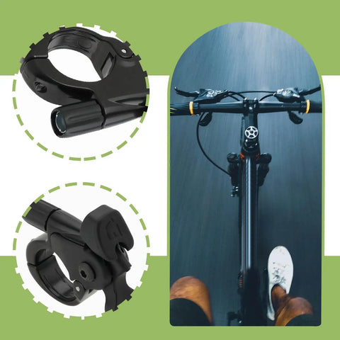 Beefed Up Bike Fork Remote Lockout Lever Aluminum Alloy Front Suspension Lock Switch for 22mm Handlebars, SR Suntour Axon