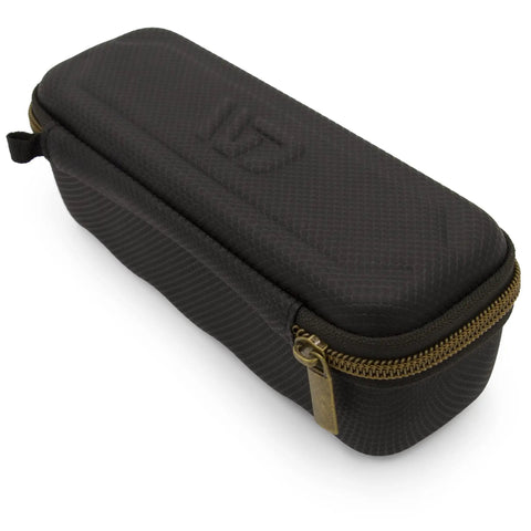Black Rugged Protective Case for Thermal Imagers Like Flir One Edge Pro, Impact Resistant With Carabiner Clip, Padded Interior