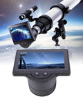 WiFi Eyepiece Camera For Telescopes With 4.3 Inch HD Screen showing night sky and stars