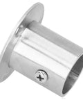 Heavy Duty Flange Pipe Base Kit 19mm For Wardrobe Closet Cupboard And Desk Installations, stainless steel bracket with screw
