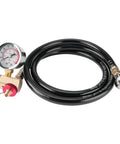 Air Tank Repair Kit With Safety Valve, 0 To 200 Psi Pressure Gauge, 4 Ft Air Hose With Tire Chuck, Heavy Duty Manifold, Model W10058