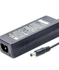 Rock Solid 12V 5A 60W Switching Power Supply With Universal 90 To 264 VAC Input And Advanced Thermal Safeguards, black design.