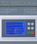 Slick Automatic Bundling Machine For Gold Wire Sealing With Fast Twist Tye Sealer And Smart Winding Function control panel with LCD screen.