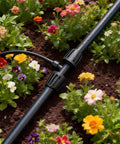 8 Pack 1/2 Inch To 1/4 Inch Drip Irrigation Fittings Quick Connect Reducing Tee Adapters For Splitting 1/2 Inch Tubing Into 1/4 Inch Tubes