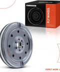 Heavy Duty Dual Mass Flywheel Straight Swap Fits Volkswagen Jetta Golf Beetle Audi A3 2.0 Liter Diesel Turbo DSG Automatic Transmission, shown with packaging.