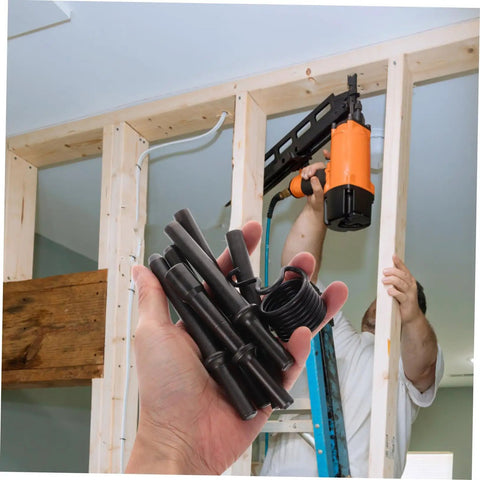 Ultimate Air Rivet Tool Kit And Chisel Hammer Set For Pros Who Need Heavy Duty Pneumatic Riveting Punches Power Tools To Nail Any Job Fast, with black steel punches