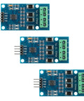 RS422 To TTL Bidirectional Converter Module With Full Duplex, showing circuit board with terminals for microcontrollers and PLCs.