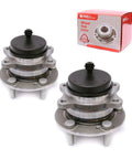 Rear Wheel Bearing Hub Assembly Set Of 2 For Front Wheel Drive Hyundai Santa Fe 07 15 Santa Fe XL 13 15 Veracruz 07 12 Kia Sorento 11 15 5 Lug FWD Compatible