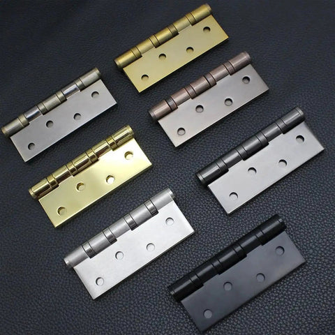 2 Pack Multicolor Stainless Steel Flat Door Hinges For Wood Doors No Brainer Heavy Duty Butt Hinges In Various Finishes