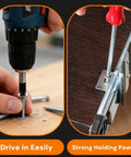 255 Piece High Hardness Wood Screws Kit With Nine Sizes From Half Inch To Two Inch Includes Size 6 And Size 8 Phillips Flat Head Screws For Wood Drywall MDF And Furniture DIY Plus 20 Anchors Zinc Plated For Rust Resistance used with drill and screwdriver on wood surface