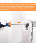 Person using a screwdriver to install Premium 304 Stainless Steel M3 X 5mm Phillips Drive Machine Screws 100 Pack.