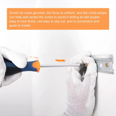Person using a screwdriver to install Top Shelf 304 Stainless Steel M5 0.8 X 8 Mm Flat Round Head Phillips Drive Machine Screws.