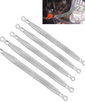 Badass Flexible Tin Plated Copper Ground Straps For Cars Trucks And Hot Rods Includes Five Heavy Duty Cables With Solid Terminal Plugs, set of 5 braided ground wires.