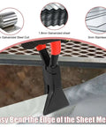 Three Piece Sheet Metal Hand Seamer Set With Straight 45 Degree And 90 Degree Jaws bending sheet metal example