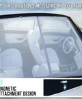 OtriFowd Tesla Model Y glass-roof sunshade with magnetic attachment, foldable, UV blocking - Amazon