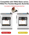 Sticker Paper Pack For V3V5V7 Basic And Pro 3D Printers Ten Sheets White Not Compatible With S Series No Heat shown on 3D printers