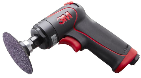 Power tool with Cubitron II Roloc Fiber Disc 2 Inch 80 Plus Grit Ceramic Abrasive Set Of 15 Discs for grinding and deburring.
