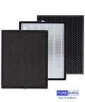 Replacement Filter Set For COLZER EPI 328 And Domccy NS 320 Air Purifiers, H13 True HEPA Filter Plus Four Activated Carbon Pre-Filters