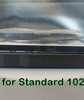 Top Notch Clear Humidity Dome Set For Seed Trays, 10 Pack 1020 Tray Covers shown on a standard black plastic tray