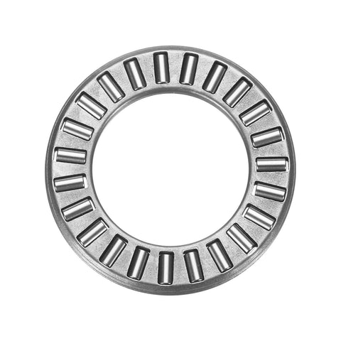 Front view of chrome steel thrust needle roller bearing ring, 3/4 x 1-1/4 x 5/64 in