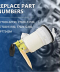Electric Fuel Pump Assembly For Toyota Corolla 1.8L 2003 2004 Fits OE 77020-02190 Replace P77242M shown with part numbers