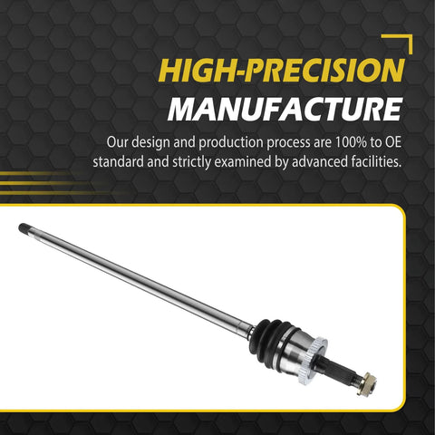 Front CV Axle And Wheel Bearing Hub Assembly For 1999 2000 2001 2002 2003 2004 Jeep Grand Cherokee All In One Beefed Up Replacement With ABS Included 5 Lug 3 Bolt Flange For Driver And Passenger Sides