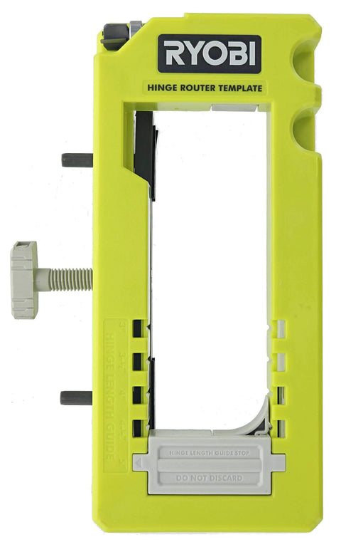 Door Hinge Template A99HT3 Jig For Precise Hinge Placement And Fast Door Install, Pro DIY Home Improvement Tool With Durable Aluminum Guide, Green Finish For Easy Alignment And Drill Guidance, vertical view.