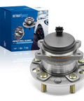 Front view of Rear Wheel Bearing Hub Assembly With ABS For Hyundai Sonata 2015-2019, Tucson 2016-2021, 5 Lug Wheel Hub