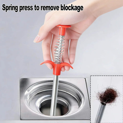 Flexible 4 Claw Grabber Reacher Tool For Easy Litter Pick Up And Plumbing Jobs 24 Inch Bendable Hose Reach Assist For Home Sinks Drains Toilet And Other Hard To Reach Nooks