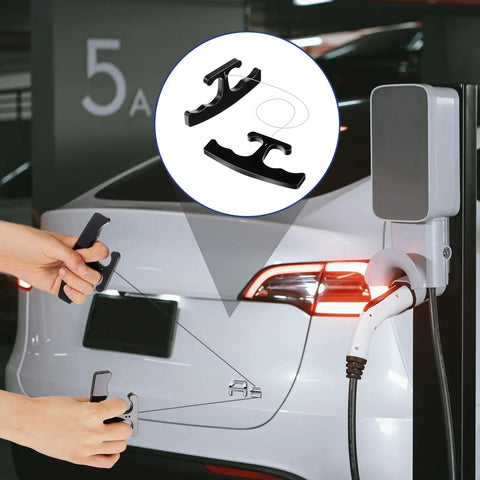 Pro Grade Emblem Removal Tool Kit and Vinyl Wrap Set With Heat Gun Razor Scraper Squeegee, showing PE cord in use for emblems