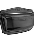 Black Wall Mount Mailbox Crafted From Die Cast Aluminum With Powder Coat For Durable Sturdy Build Corrosion Resistant Stainless Steel Hinge Pins Roof Lifts For Easy Mail Retrieval Four Pre Drilled Holes For Fast Secure Weatherproof Installation.
