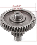 GY6 150cc Transmission Gear Set For Chinese 152QMI 157QMJ Four Stroke Scooters Mopeds ATV Go Kart, alloy steel gear, 69mm