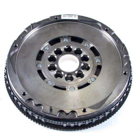 Standard Heavy Duty Dual Mass Clutch Flywheel Replacement For 2004 Through 2007 Volvo S60 And V70 Models L5 2.5L top view showing durable metal design.