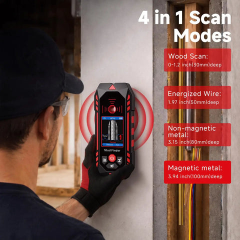 Hella Precise Wall Scanner And Electronic Stud Detector With Adjustable Sensitivity Locates Wooden Boards Ferrous Metals And Live Wires For Effortless Renovation Jobs And Straight Up Solid Grip