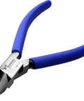 Fast Zip Tie Cutter For 0.31-Inch Ties, 6-Inch Diagonal Cutter with Blue Handles for Clean Flush Cuts and Safe Edges