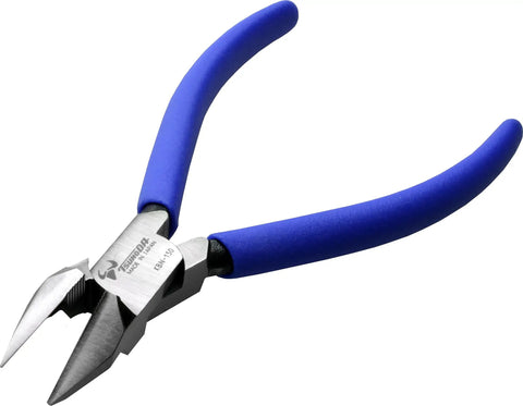 Fast Zip Tie Cutter For 0.31-Inch Ties, 6-Inch Diagonal Cutter with Blue Handles for Clean Flush Cuts and Safe Edges