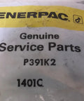 Enerpac packaging labeled Genuine Service Parts for hydraulic hand pump repair kit for 6W462 with filter assembly.