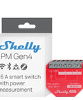 Smart Relay Switch With Power Metering, Wi Fi Zigbee Matter Enabled, 1 Channel 16A, No Hub Required, Bluetooth Gateway next to packaging