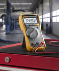 Compact On-The-Go True RMS Multimeter For Field Technicians With Voltage And Current Measurement, Plus Resistance, Continuity